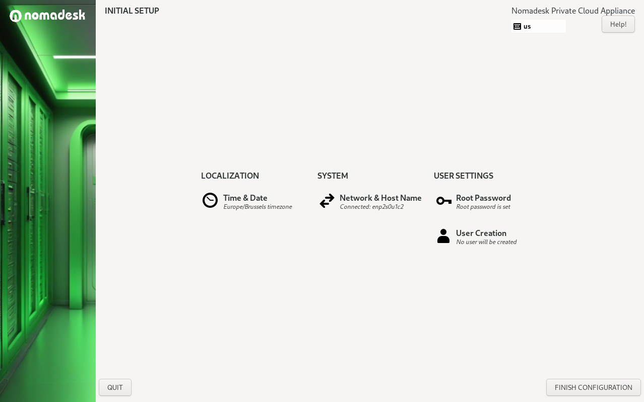 System Configuration